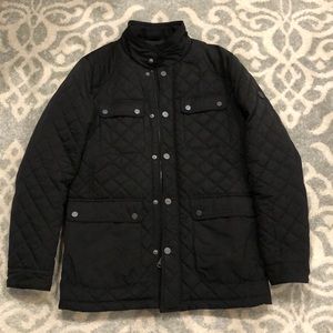 Black Quilted Bernardo Jacket
